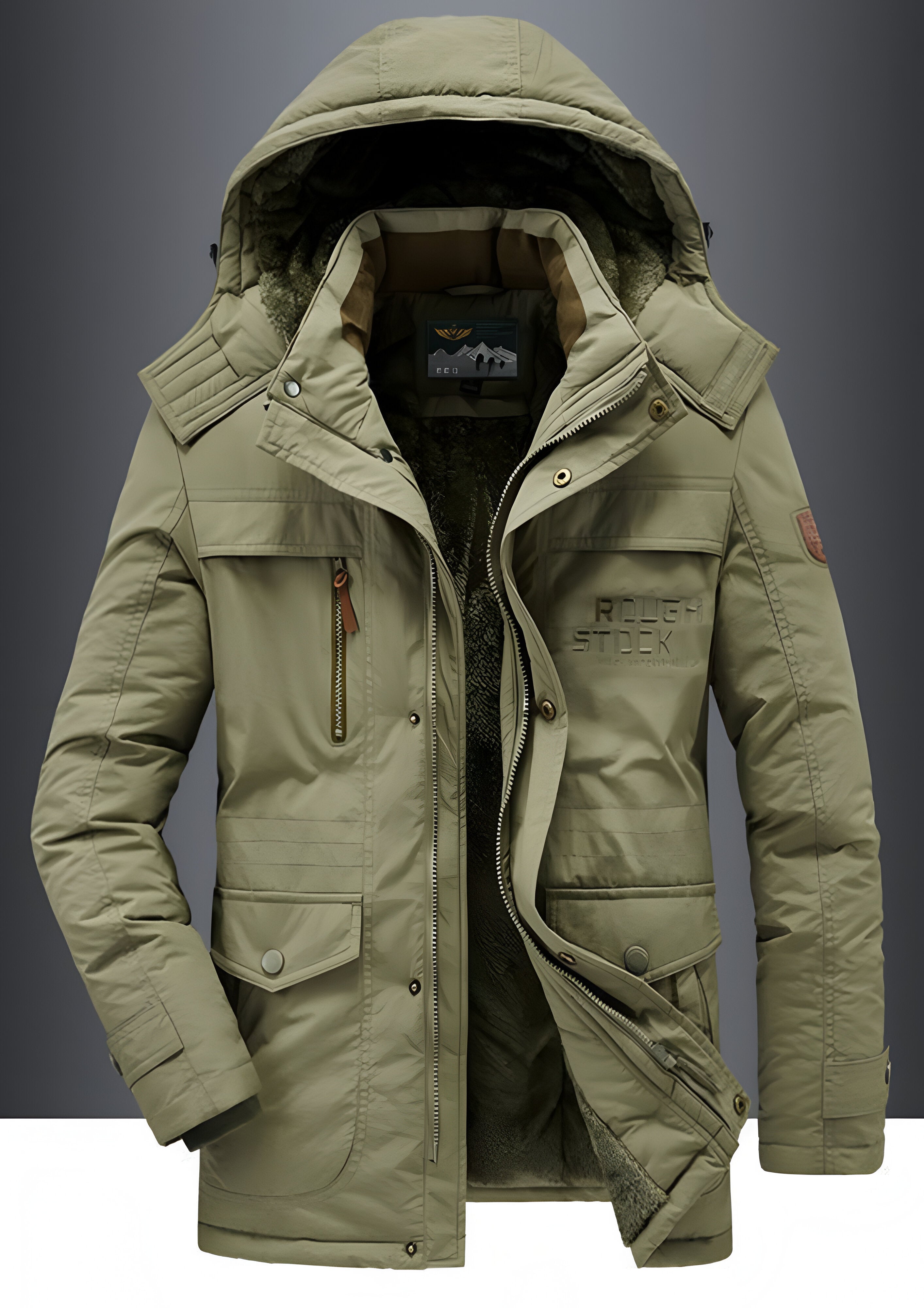 Hooded Parka Jacket | Men's Winter Wear