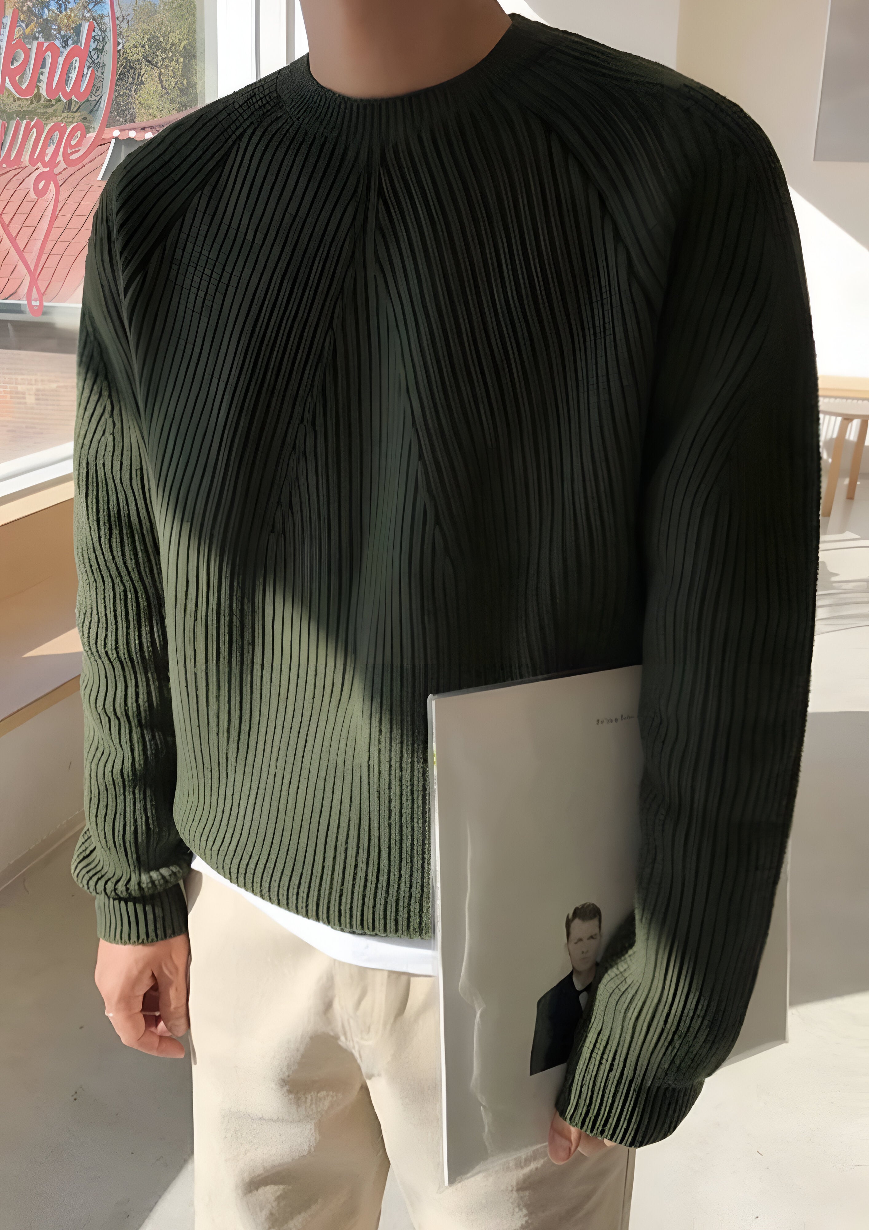 Knit Textured Jumper | Men's Long Sleeve