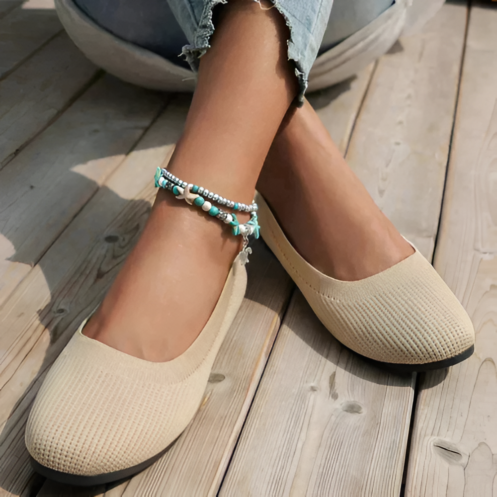 Women's Slip On Pump Shoes | Knit