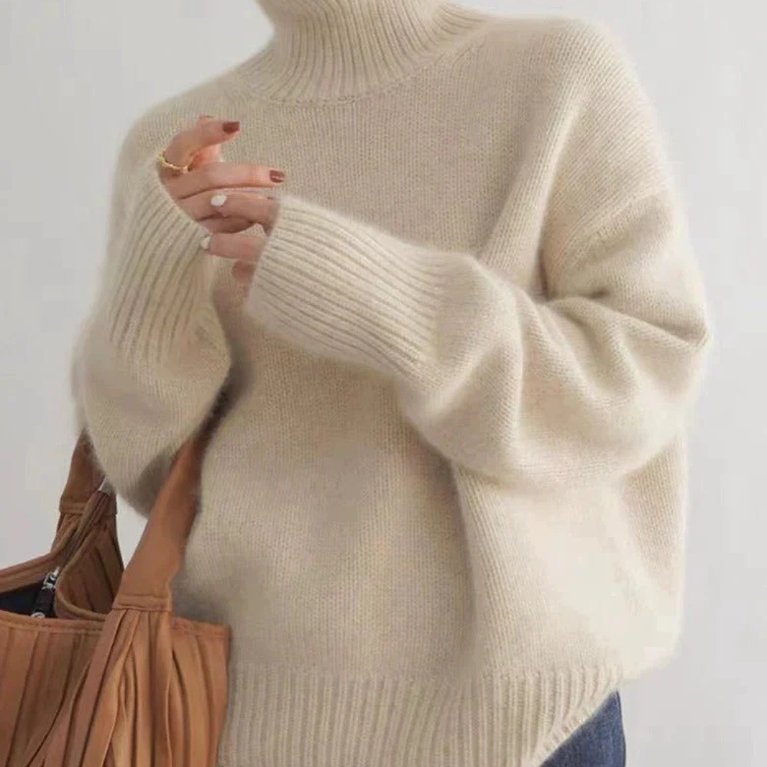 Women’s Classic Turtleneck Sweater | Long Sleeve