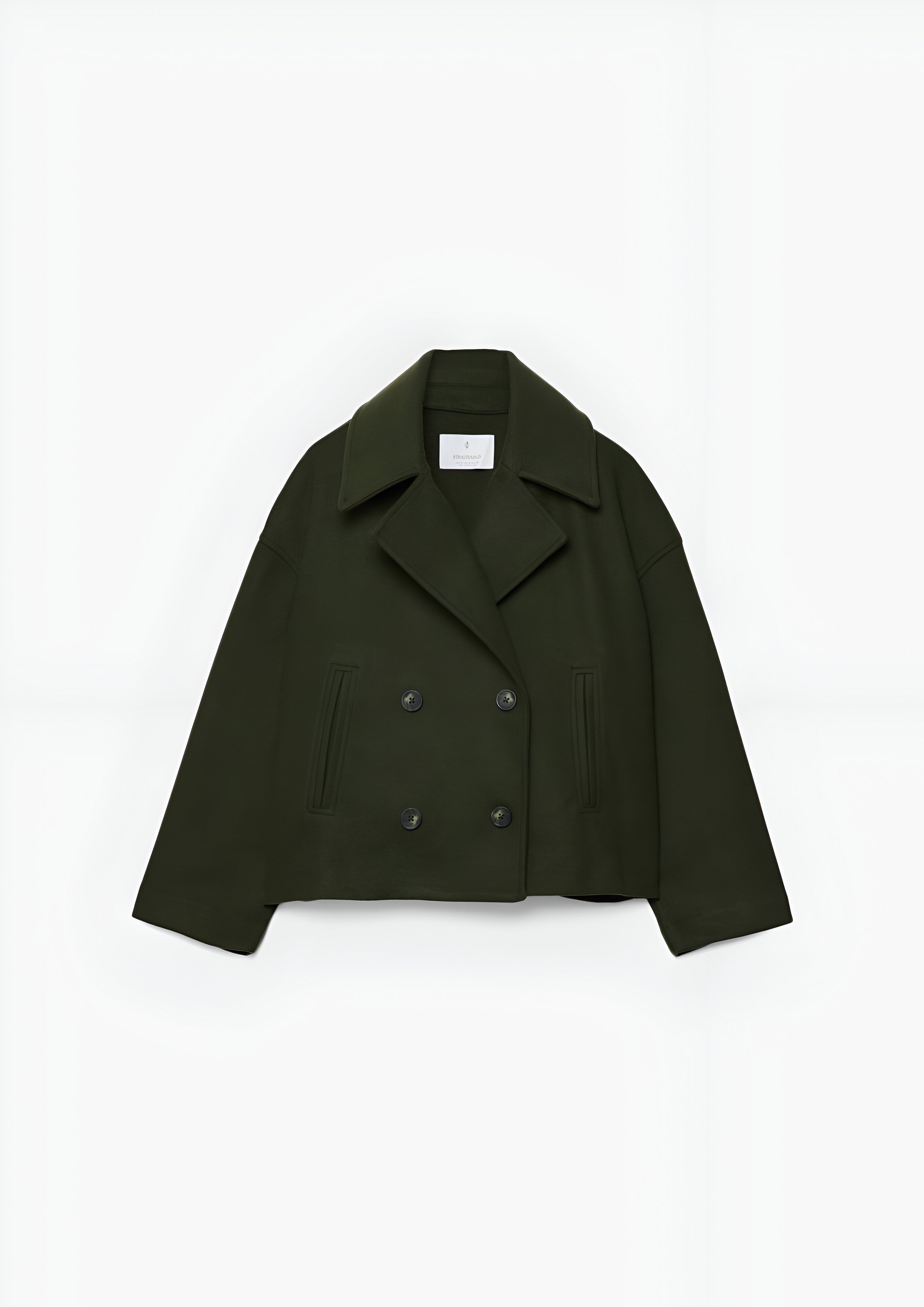 Cropped Pea Coat | Women's Winter Wear