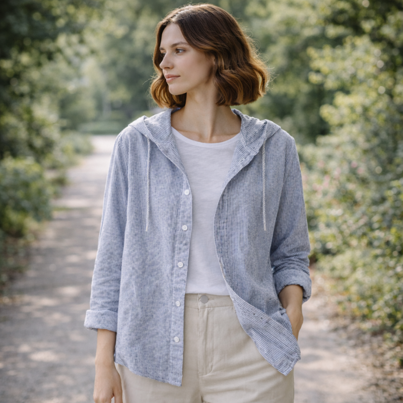 Women’s Classic Relaxed Blouse | Long Sleeve