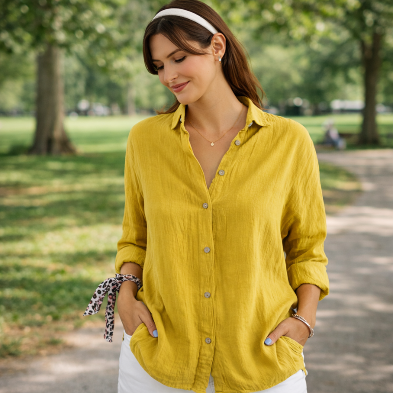 Women’s Classic Button Down Shirt | Long Sleeve