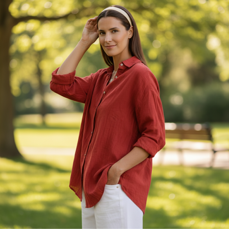 Women’s Classic Button Down Shirt | Long Sleeve