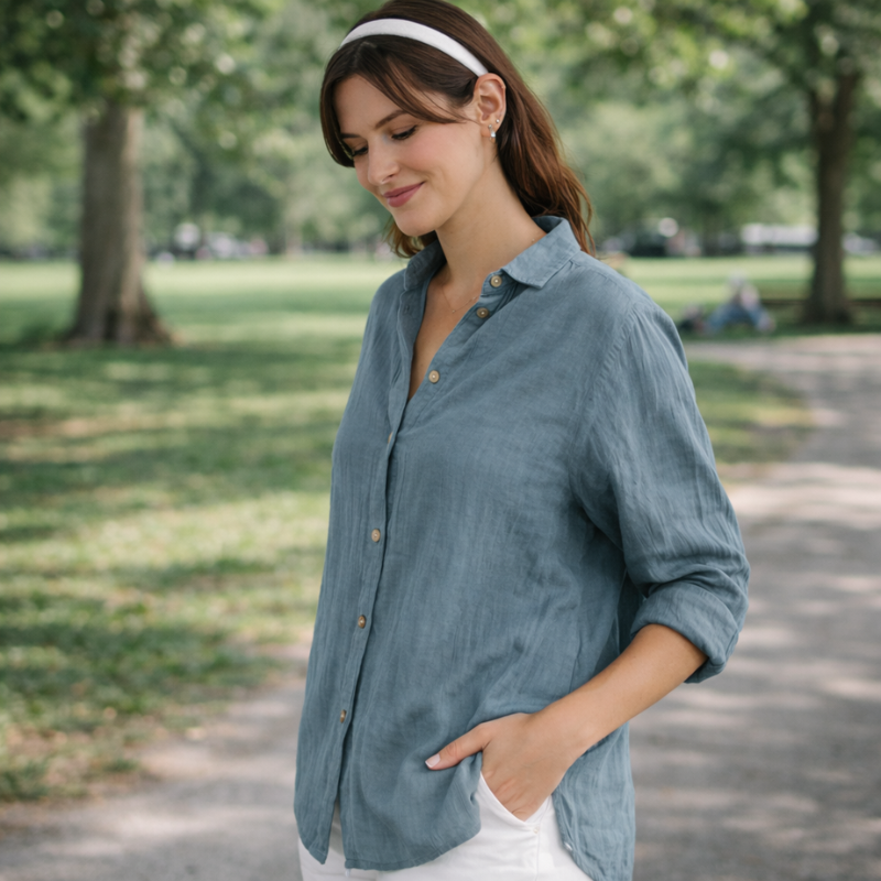 Women’s Classic Button Down Shirt | Long Sleeve