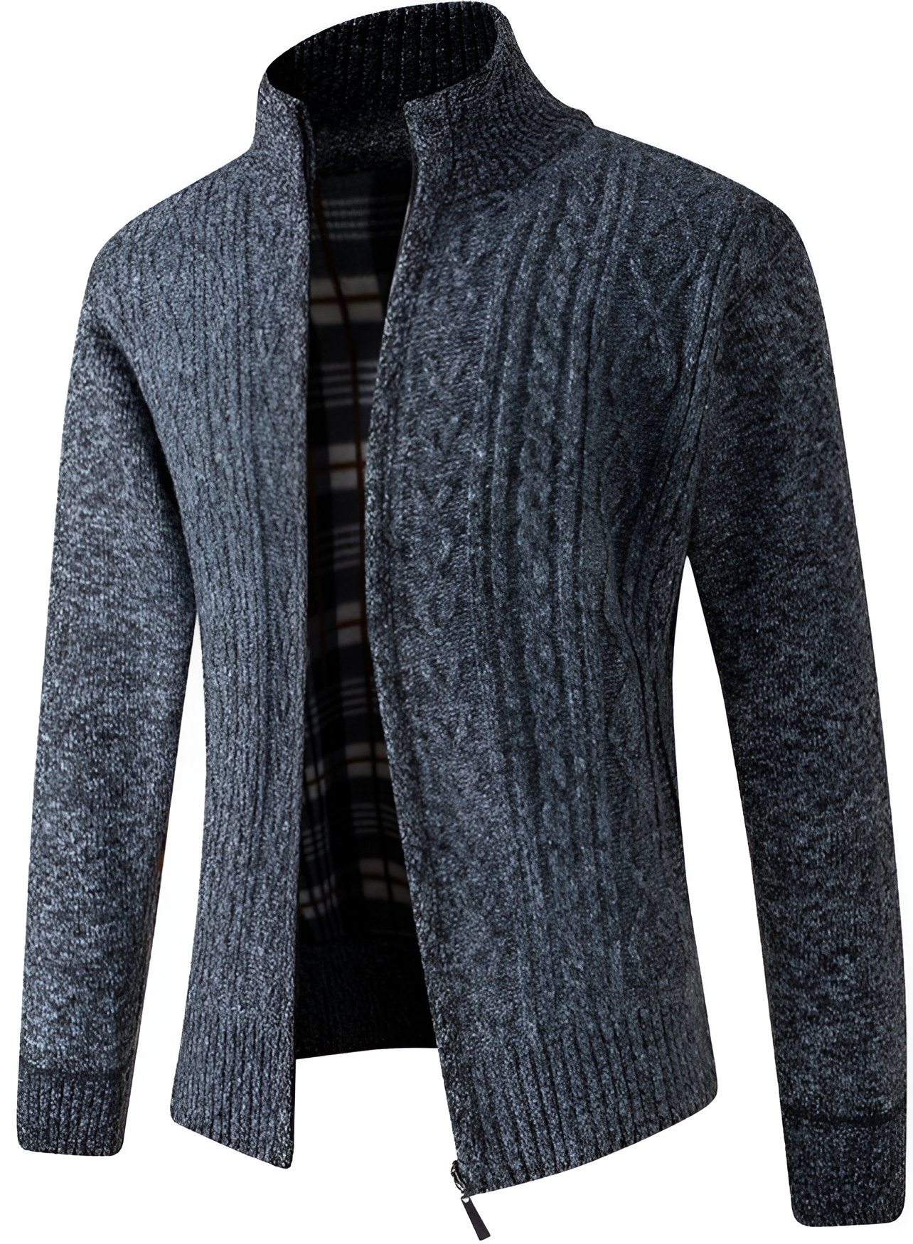 Cable Knit Jumper - Men's Winter Insulated