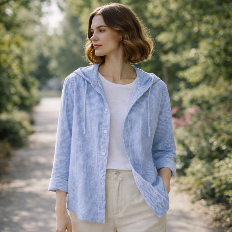Women’s Classic Relaxed Blouse | Long Sleeve