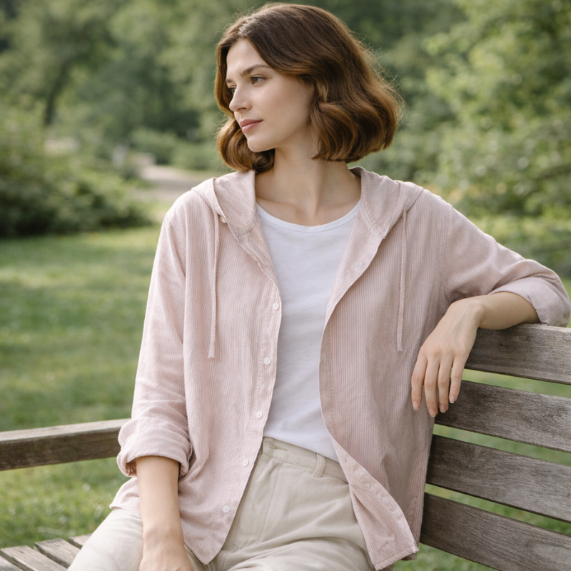 Women’s Classic Relaxed Blouse | Long Sleeve
