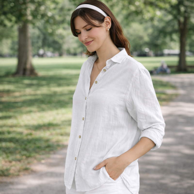 Women’s Classic Button Down Shirt | Long Sleeve
