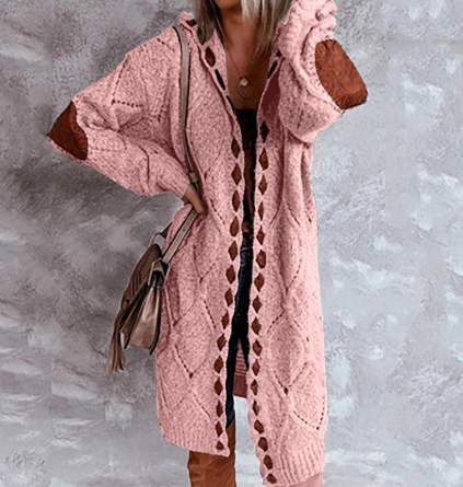 Women's Longline Knitted Cardigan | Open